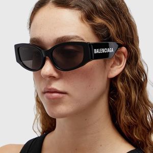BRAND NEW BALENCIAGA BB0258S 001 Black Grey Sunglasses